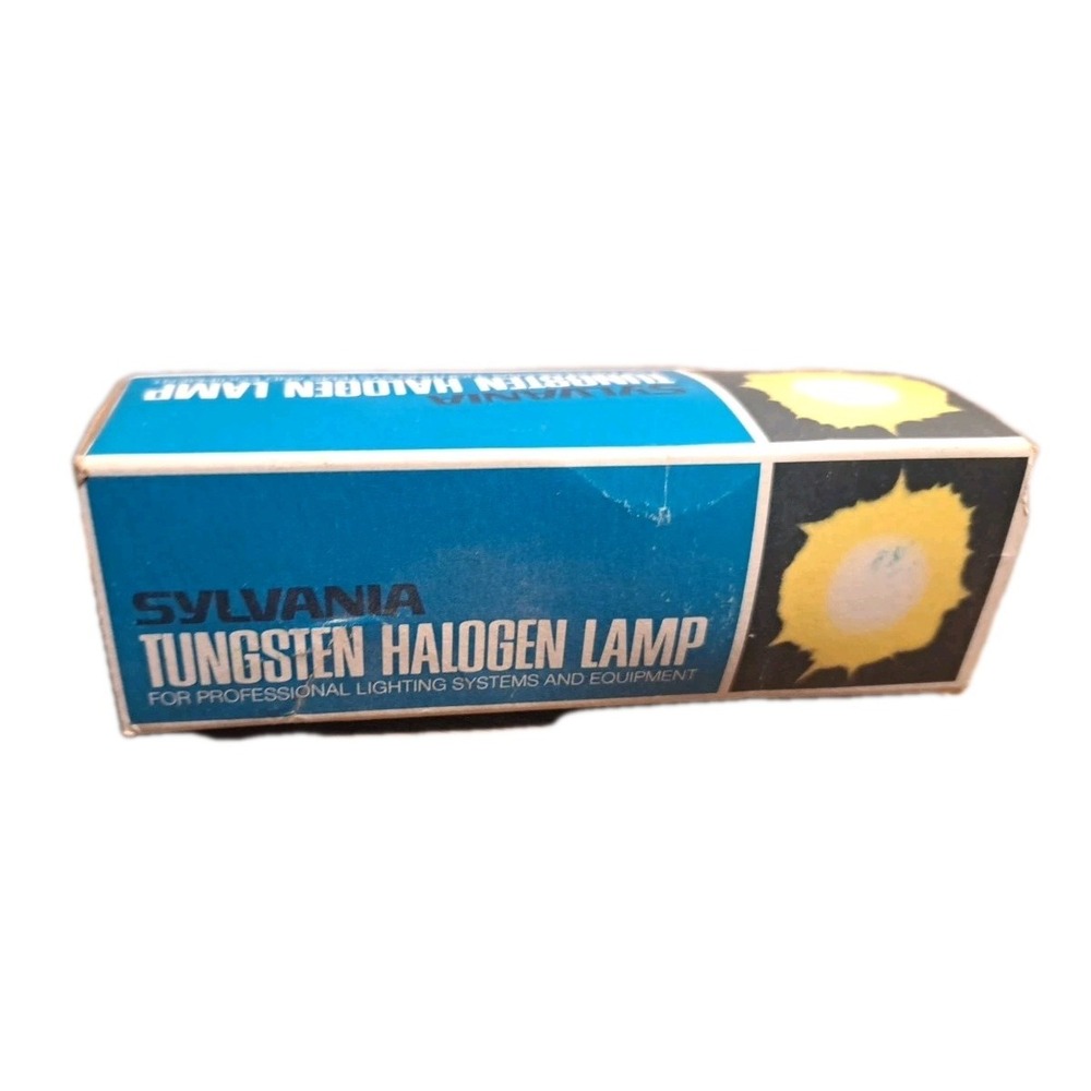 Sylvania Tungsten Halogen Lamp EKT 150W 10.5V NOS